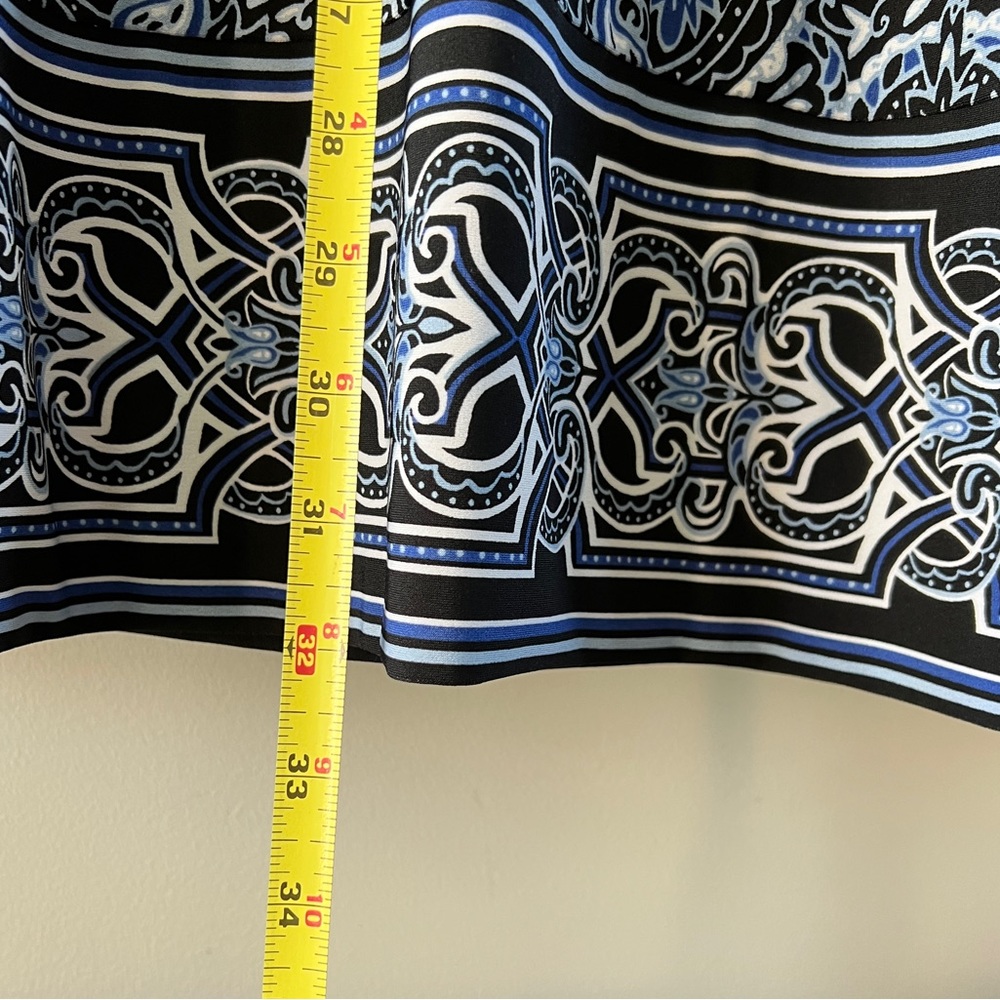 WHBM dress. Sz XS shades of blue - Picture 3 of 5